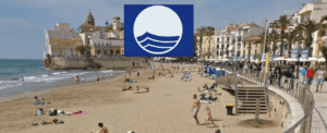 Bandera Blava a les platges de Sitges