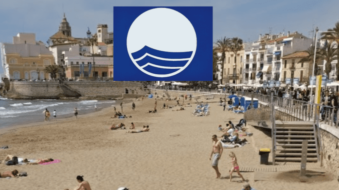 Bandera Blava a les platges de Sitges