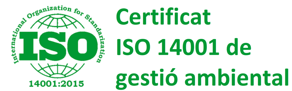 Certificat ISO 14001 de gestió ambiental